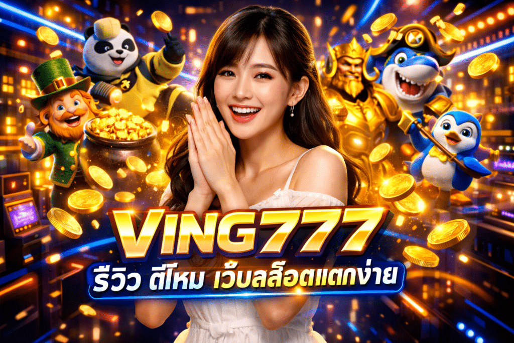 VING777 รีวิว ดีไหม เว็บสล็อตแตกง่าย