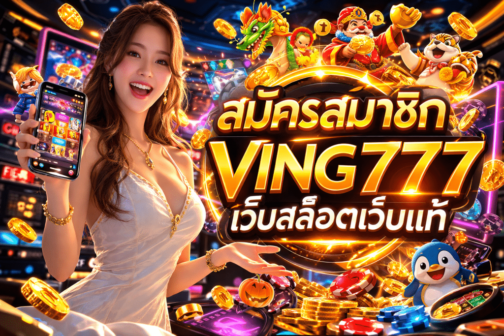 สมัครสมาชิก VING777 เว็บสล็อตเว็บแท้
